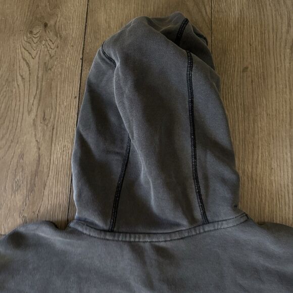 Nike Sportswear Club French Terry Pullover Gray Medium Hoodie Sweatsuit - Picture 15 of 16